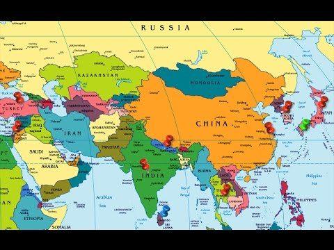 Asia Continent countries & Capitals, Currency with Code