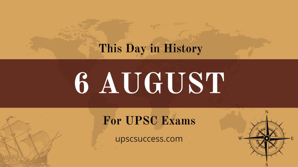 On This Day 6 August