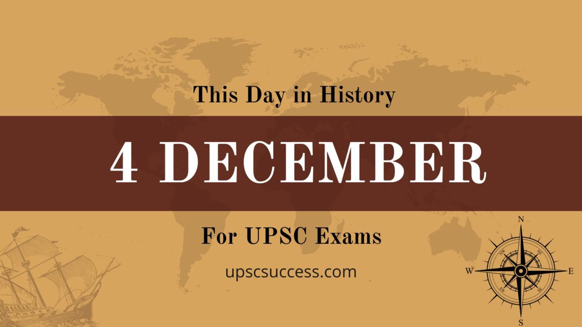 On This Day 4 December