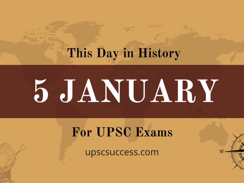 On This Day 5 January