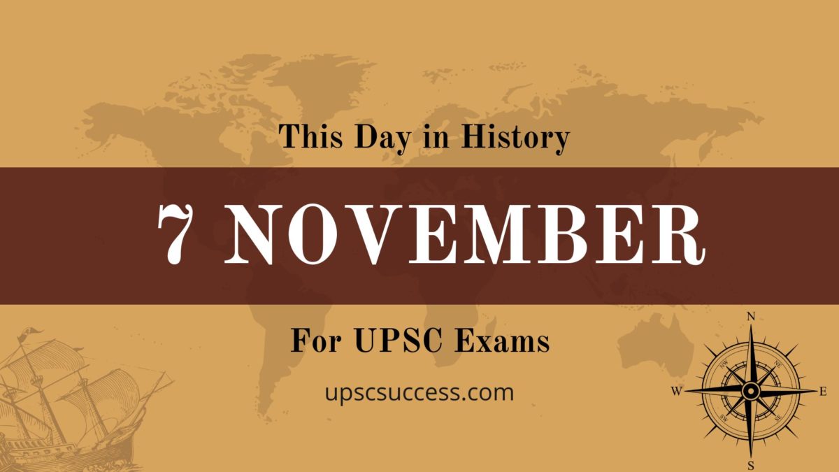 On This Day 7 November
