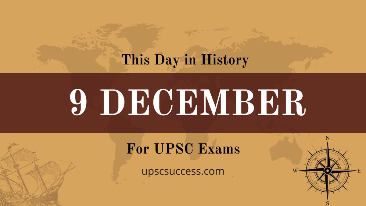 On This Day 9 December