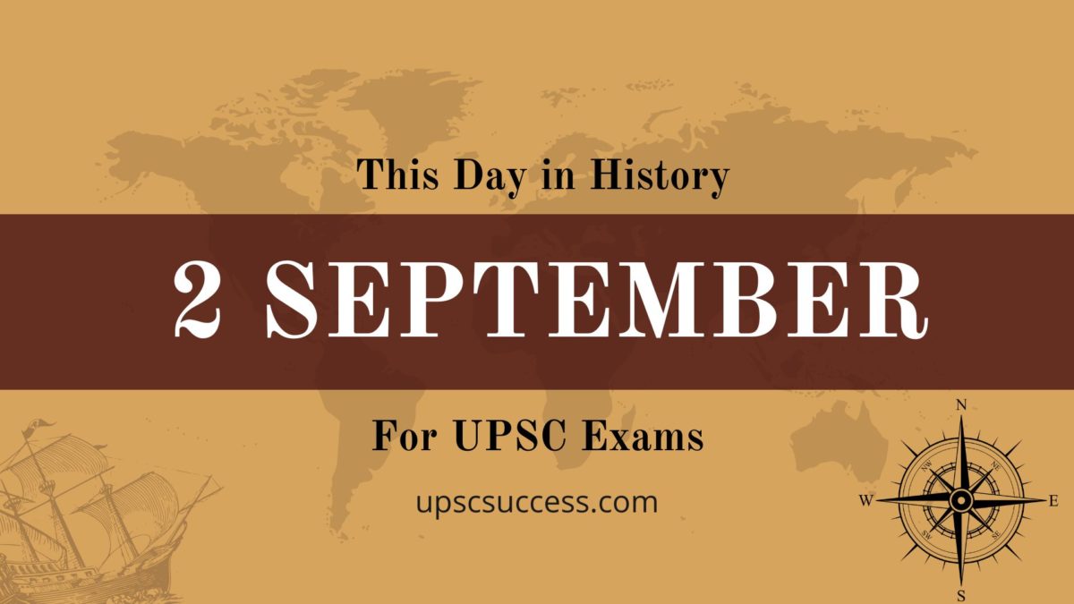 On This Day 2 September