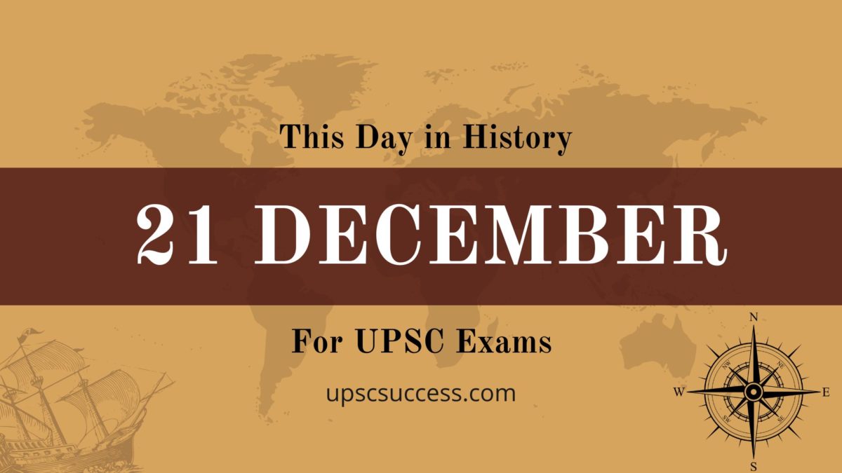 On This Day 21 December
