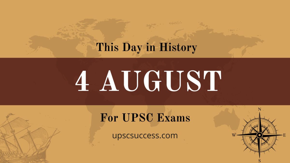 On This Day 4 August