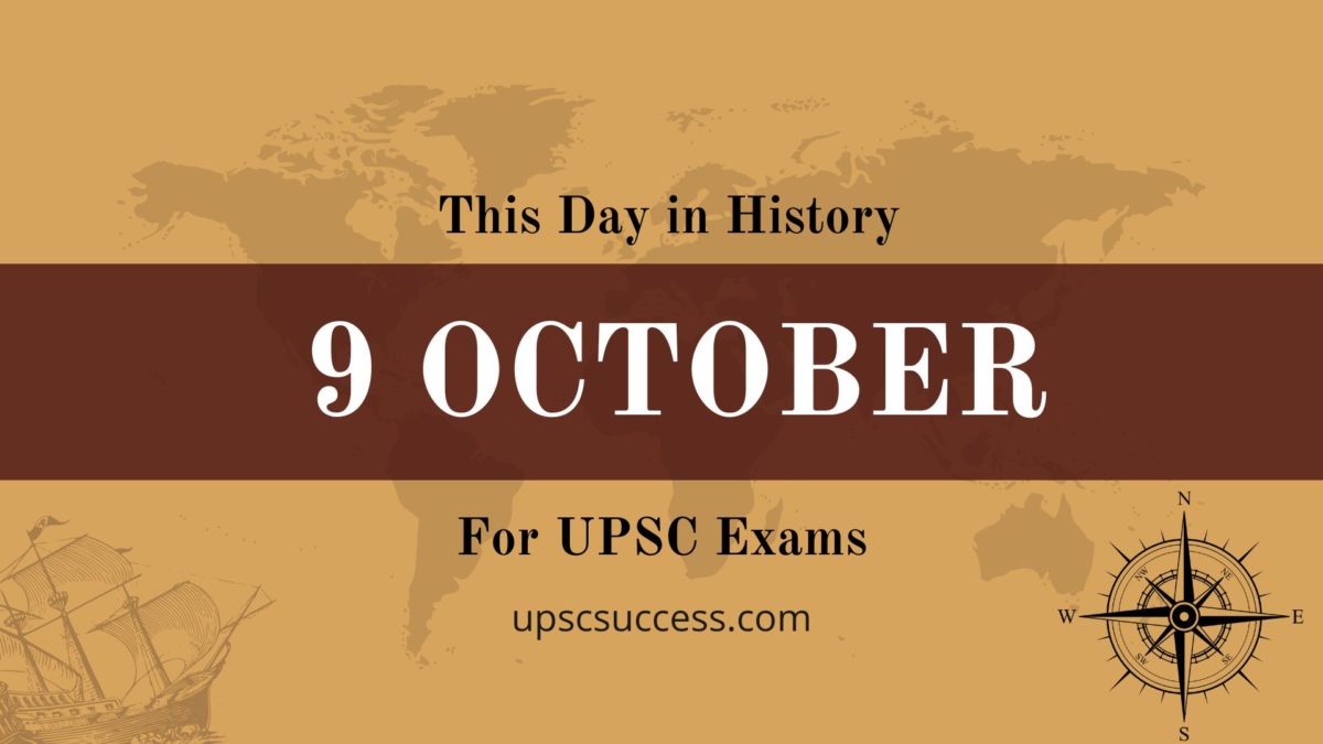 On This Day 9 October