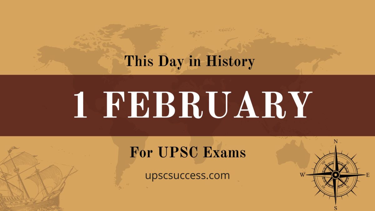 On This Day 1 February