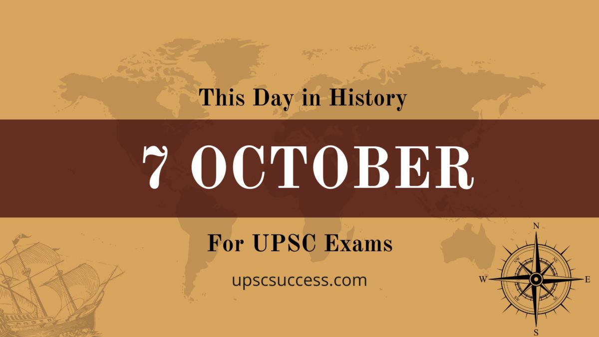 On This Day 7 October