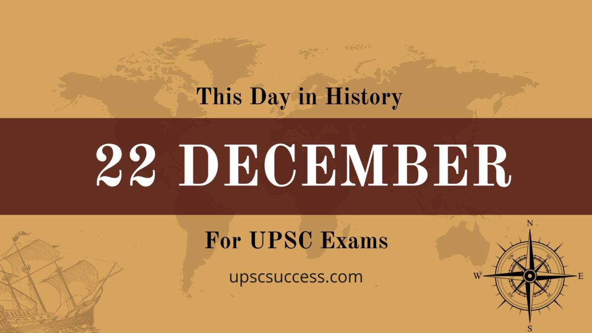 On This Day 22 December