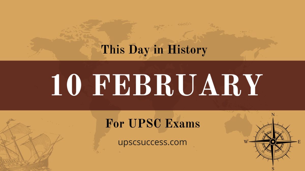 On this day 10 February