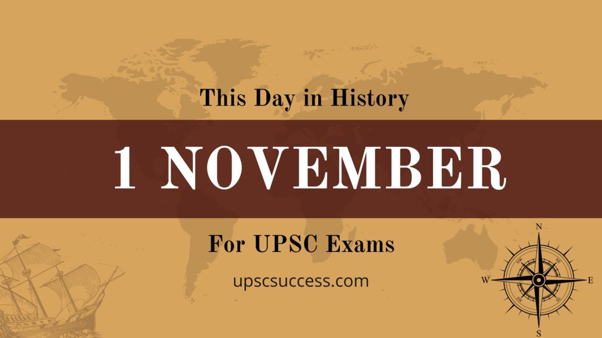 On This Day 1 November