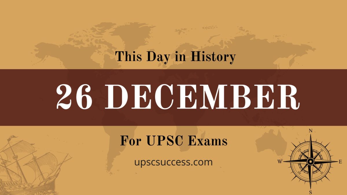 On This Day 26 December
