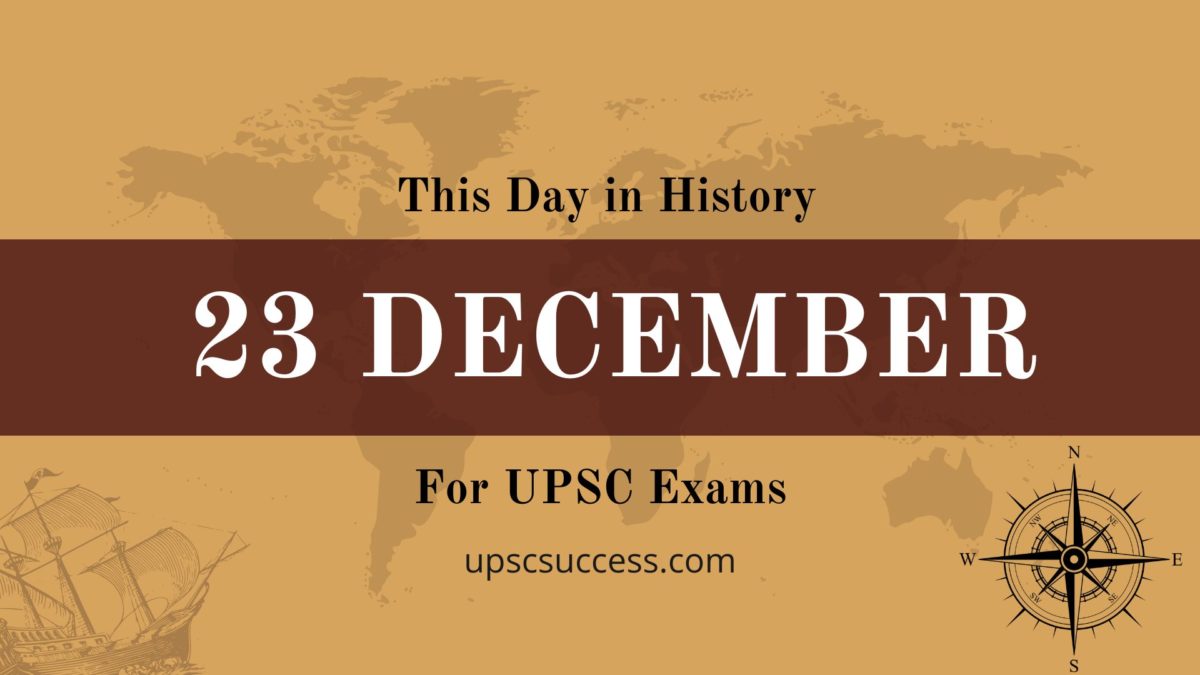 On This Day 23 December