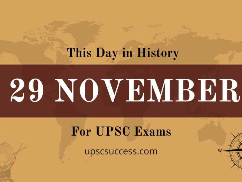 On This Day 29 November