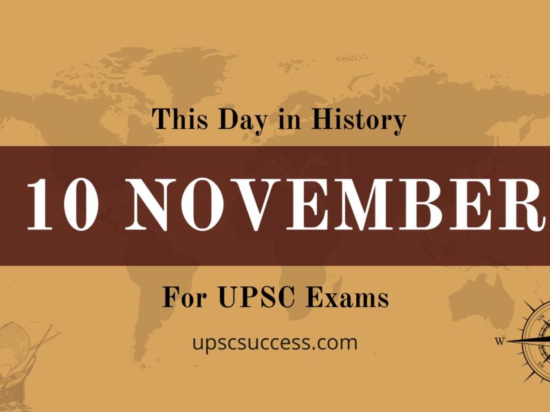 On This Day 10 November