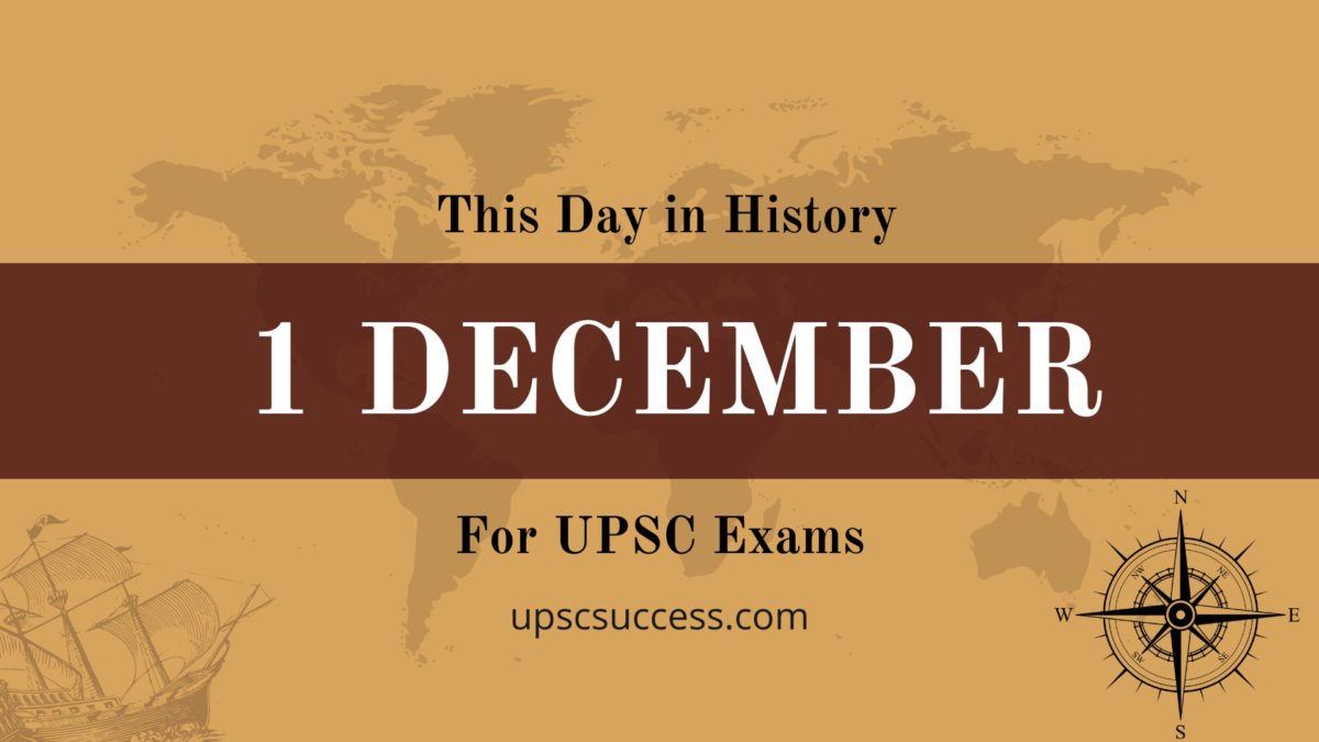 On This Day 1 December
