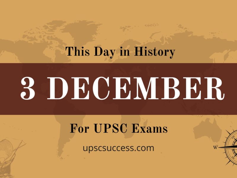 On This Day 3 December