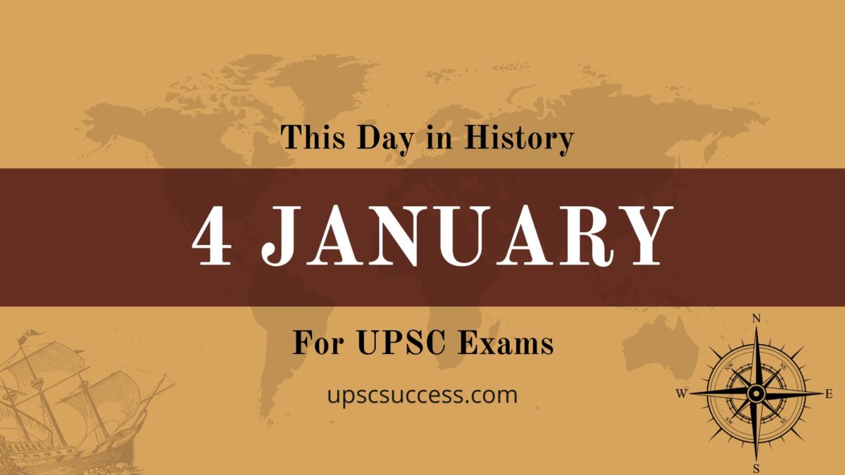On This Day 4 January