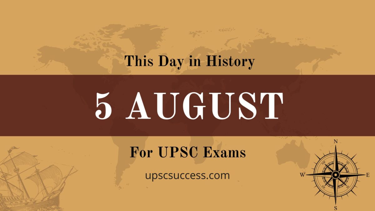 On This Day 5 August