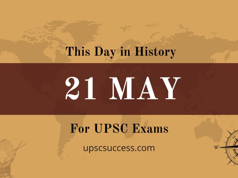21 May - This Day in History