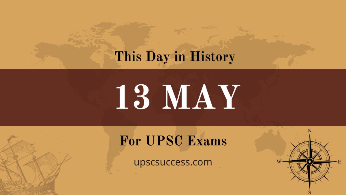 13 May - This Day in History