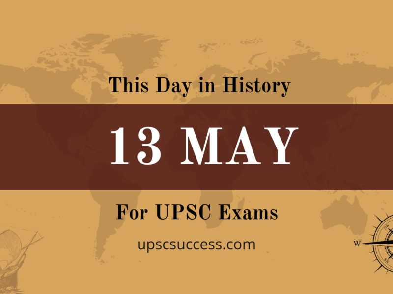 13 May - This Day in History