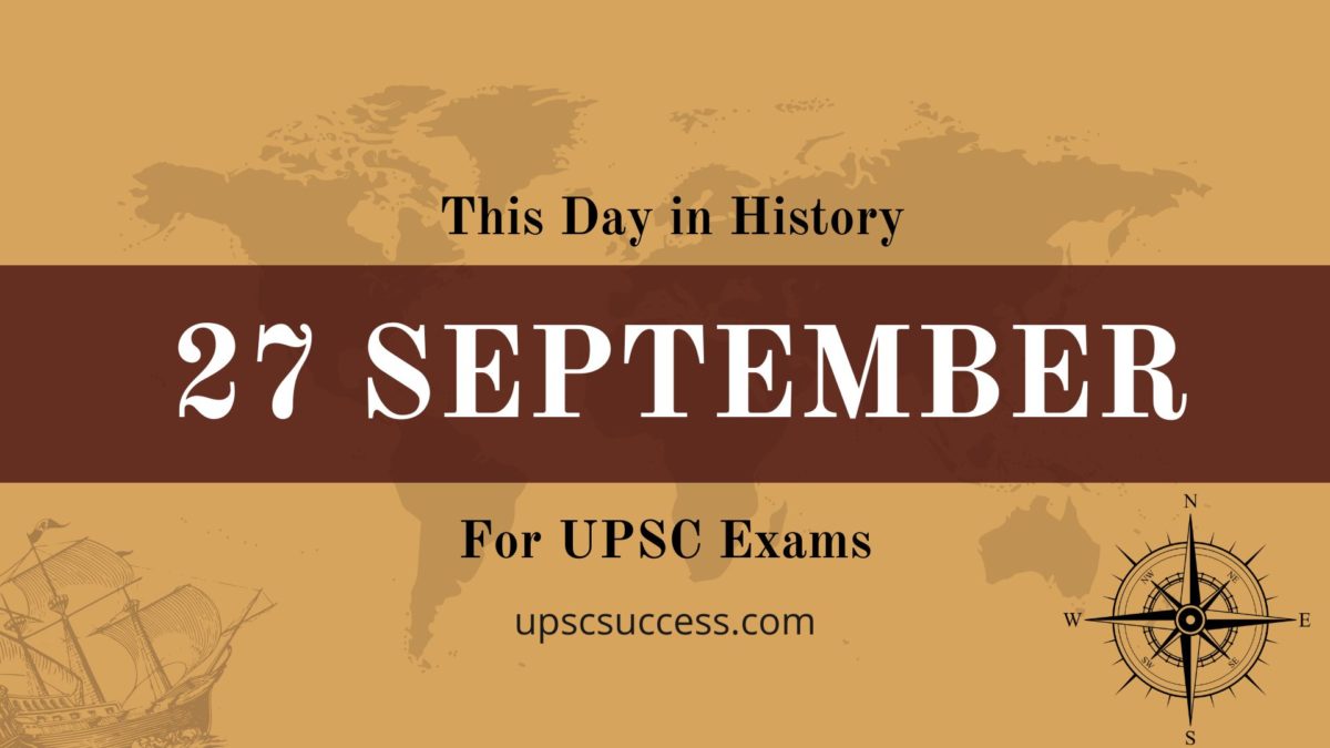On This Day 27 September