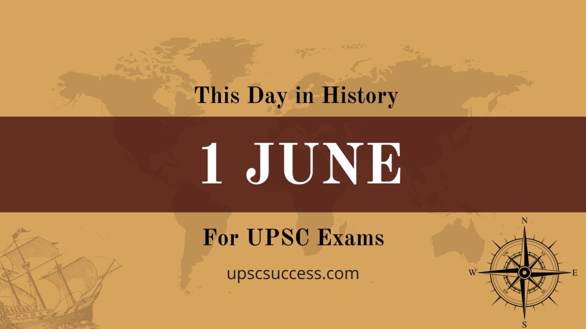 1 June - This Day in History