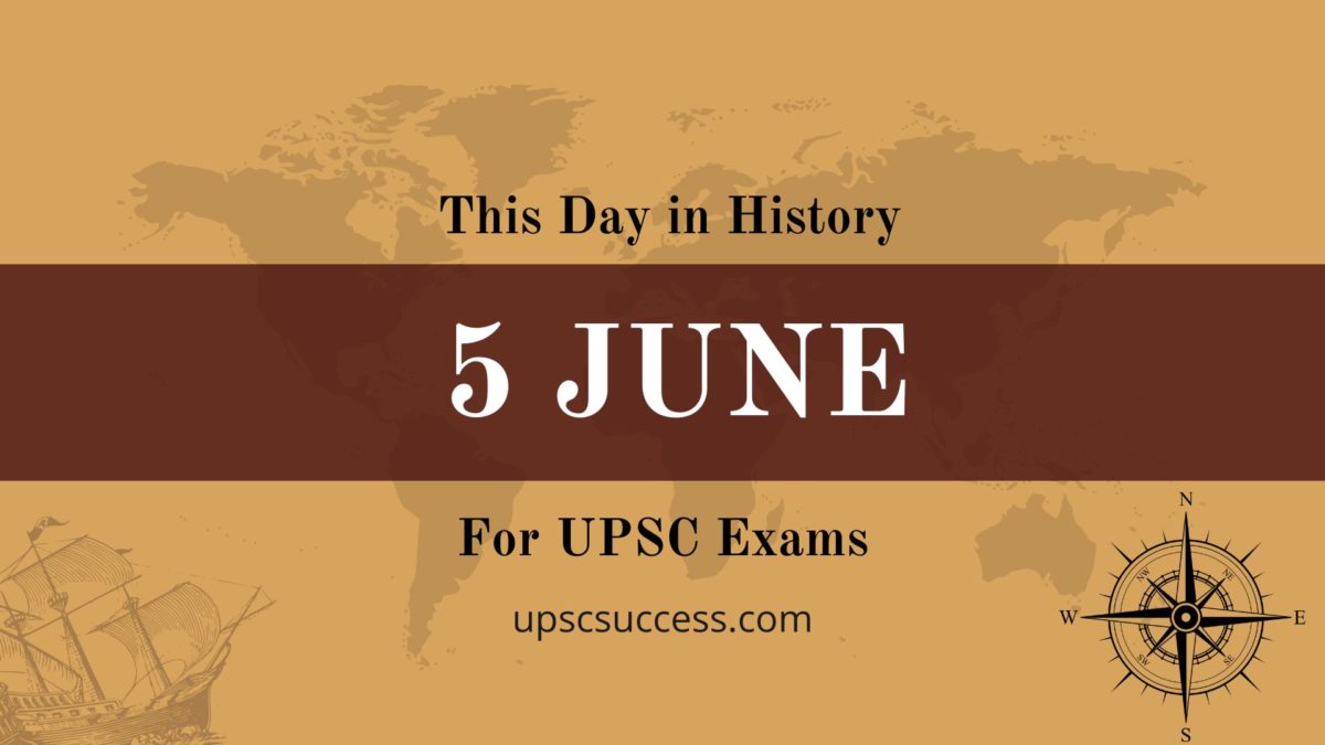 5 June - This Day in History