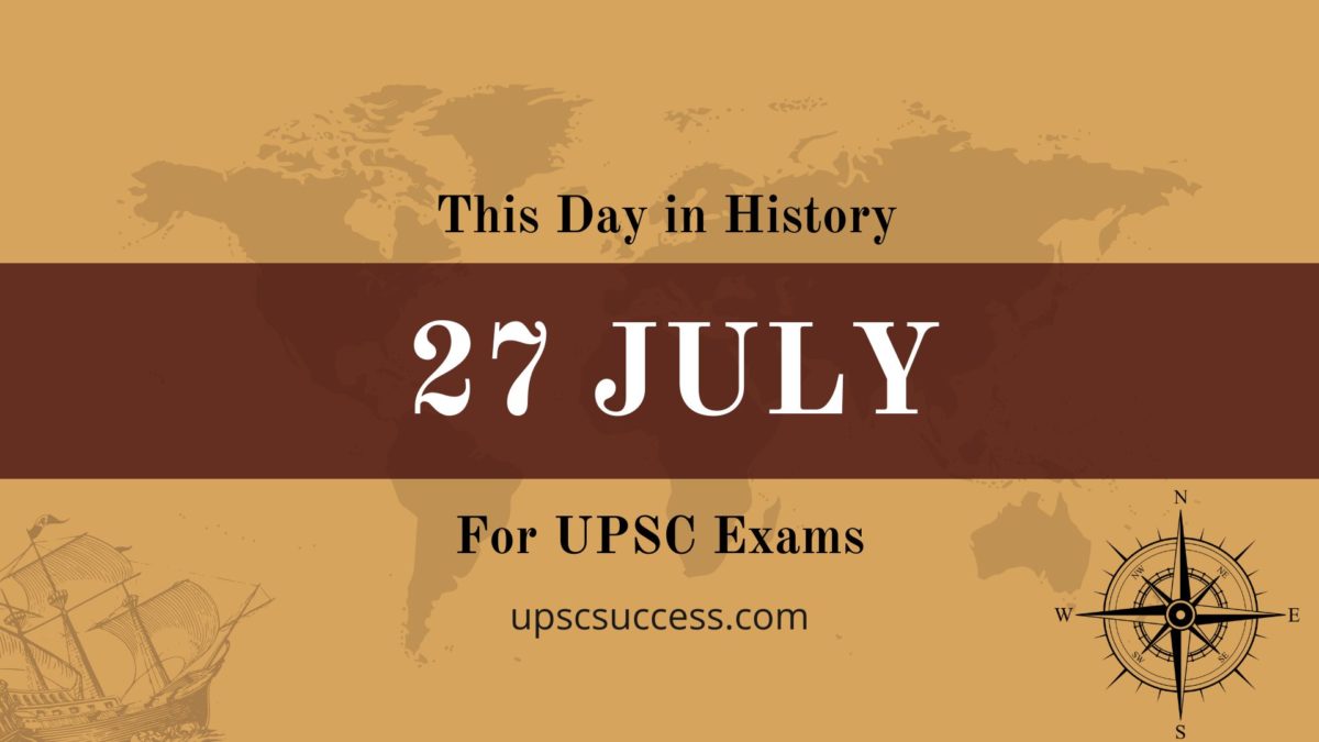 On This Day 27 July