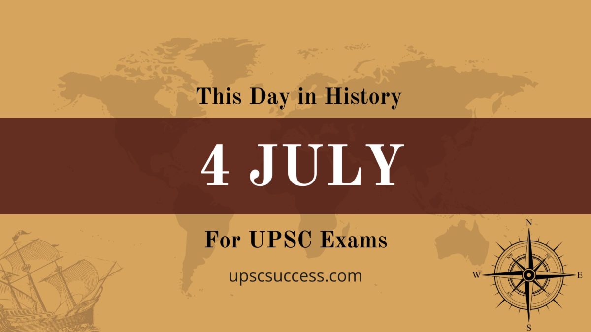 On This Day 4 July