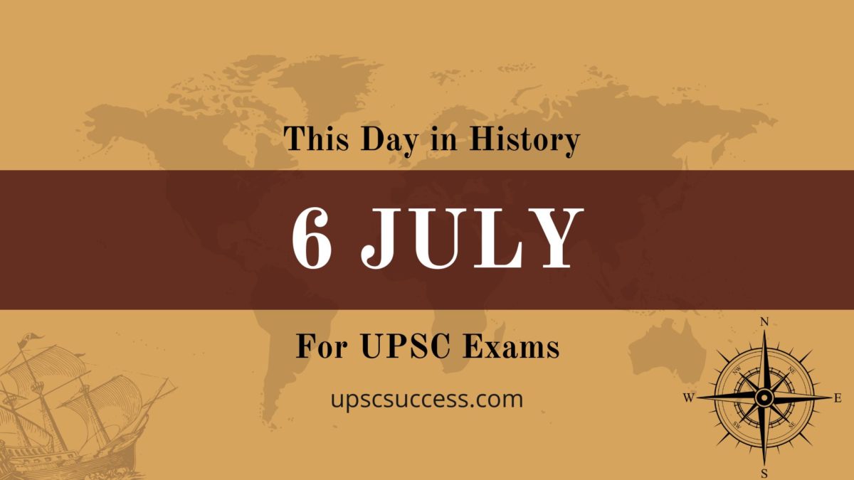 On This Day 6 July