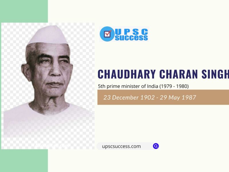 Chaudhary Charan Singh: Champion of Farmers and Recipient of the Bharat Ratna